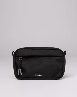 Sandqvist Universal Hip Bag Black> Magväskor